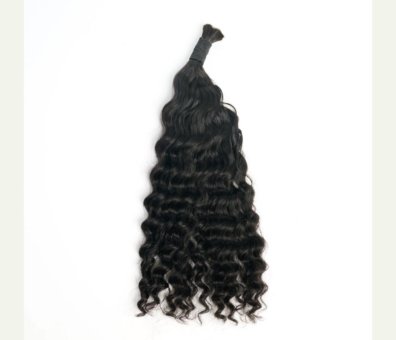 100% Human Hair Curly Bulk -- Pure Virgin Italy