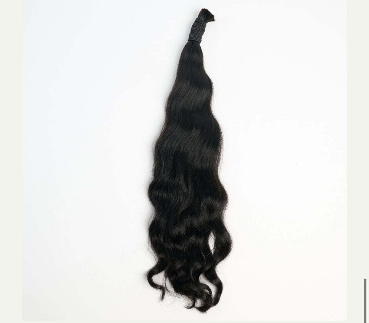 100% Human Hair Curly Bulk -- Pure Virgin Italy